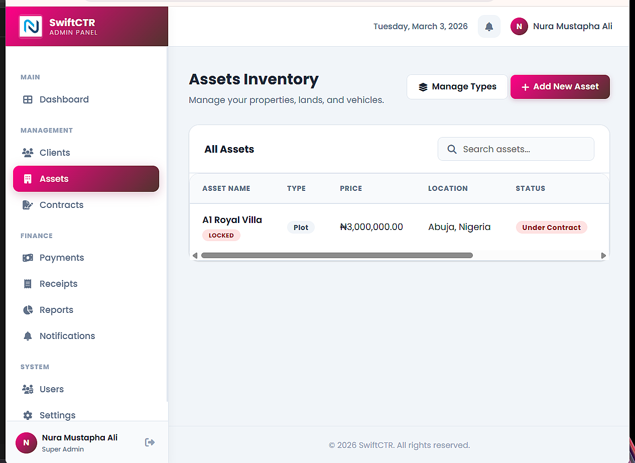 SwiftCTR - Installment Management System screenshot 3