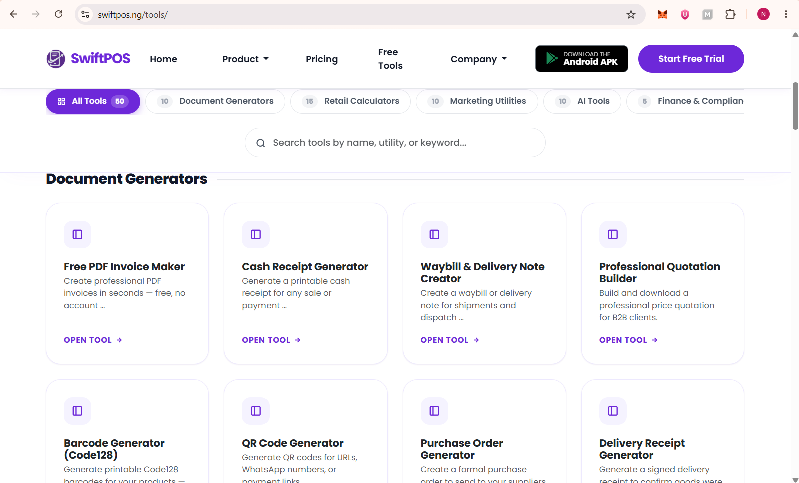 Free Business Utilities for Nigerian Retailers screenshot 1