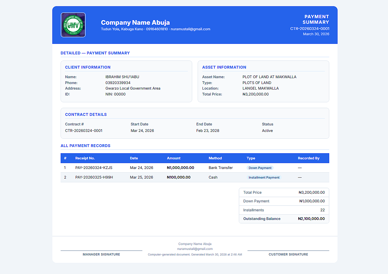 Payvo - Automate Your Installment Sales screenshot 4